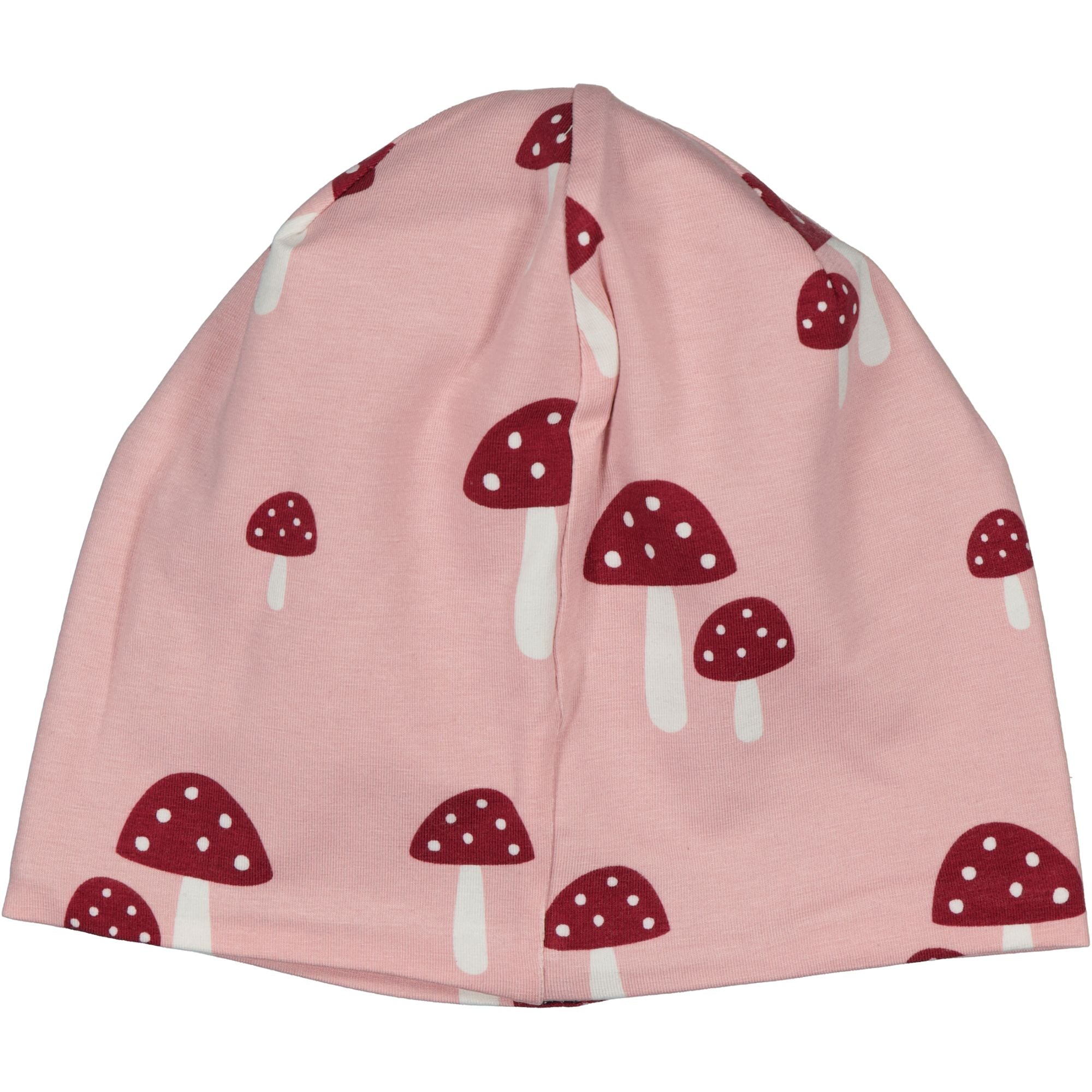 Mössa Fleecefodrad Bambu Pink Mushroom