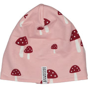 Mössa Fleecefodrad Bambu Pink Mushroom
