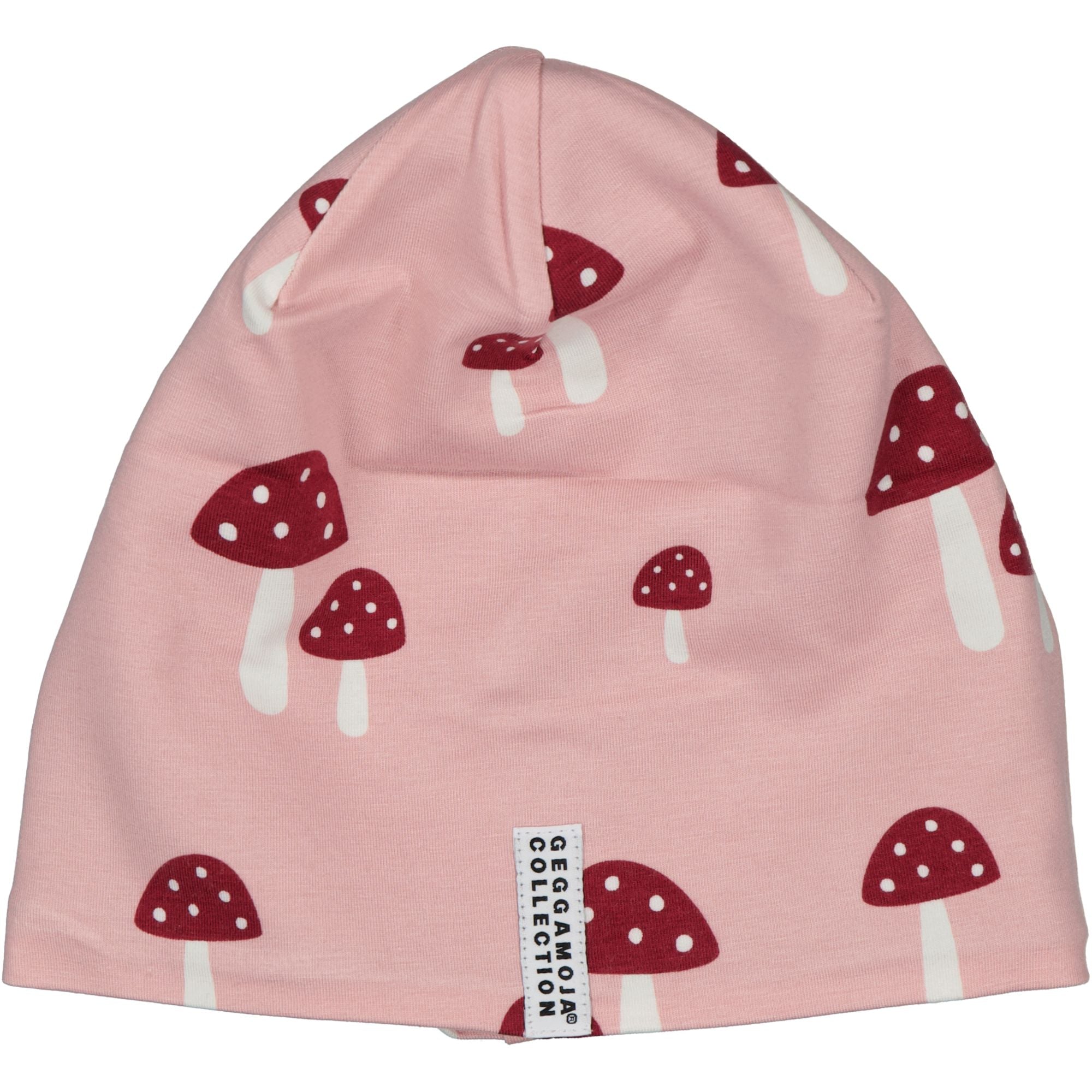 Mössa Fleecefodrad Bambu Pink Mushroom