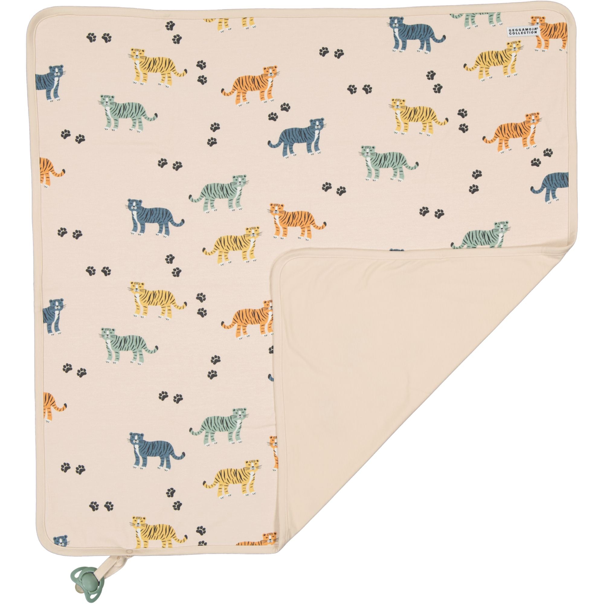 Babyfilt Bambu Beige Tiger