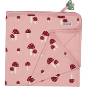 Babyfilt Bambu Pink Mushroom