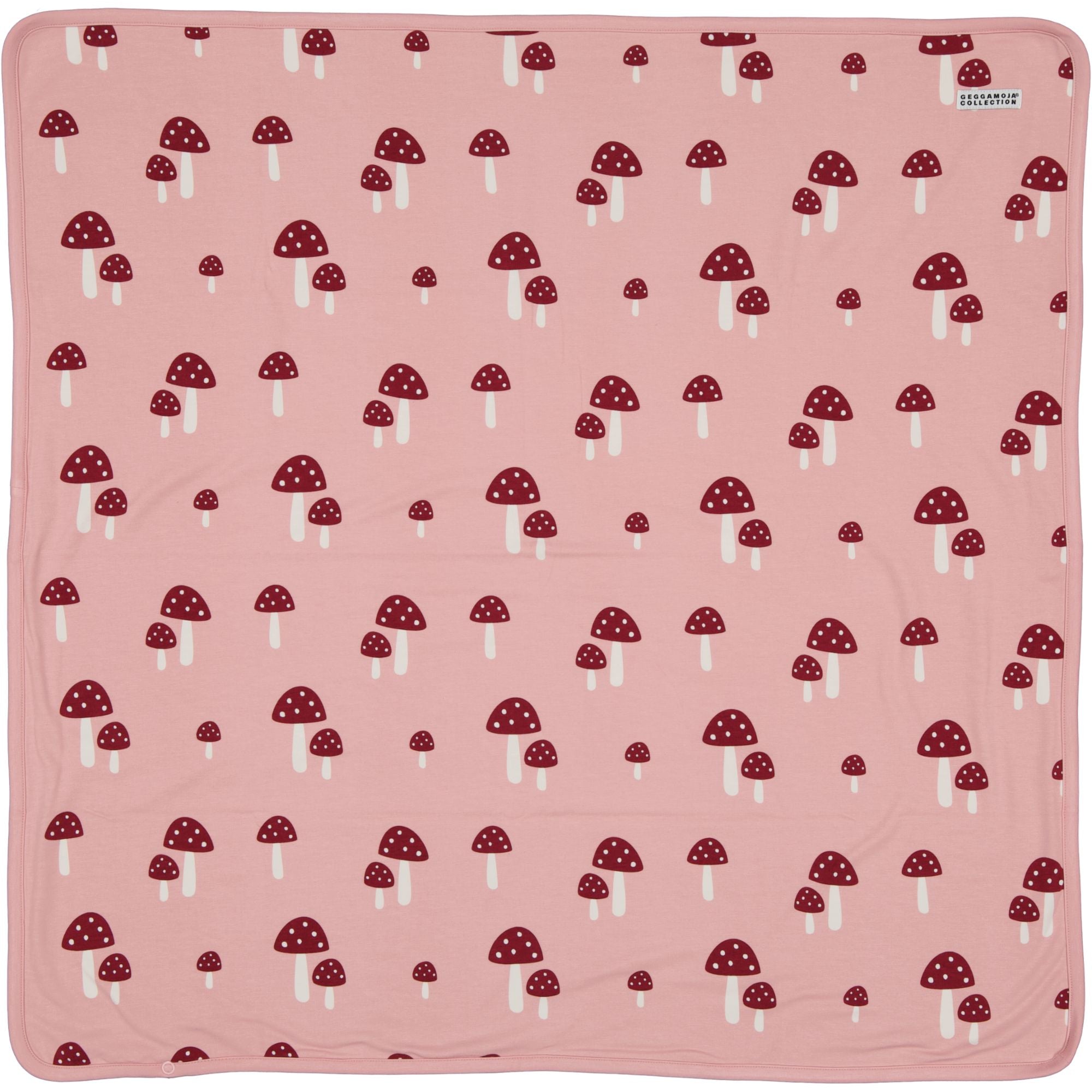 Babyfilt Bambu Pink Mushroom