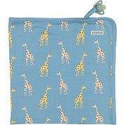Babyfilt Bambu Blue Giraffe