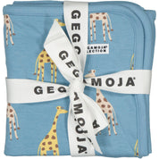 Babyfilt Bambu Blue Giraffe