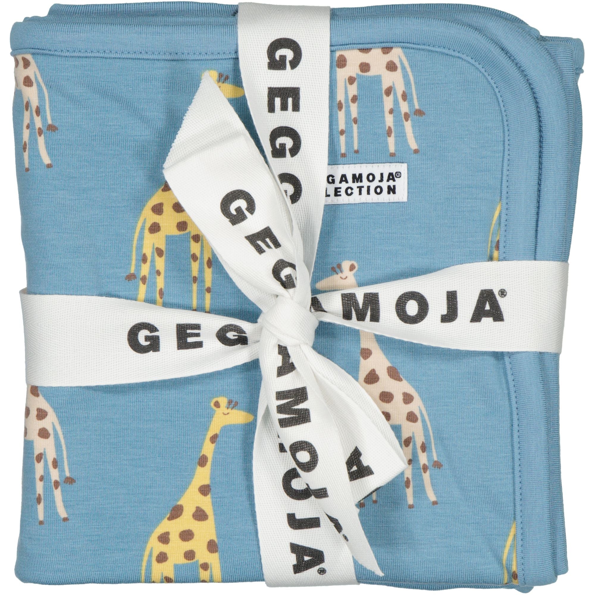 Babyfilt Bambu Blue Giraffe