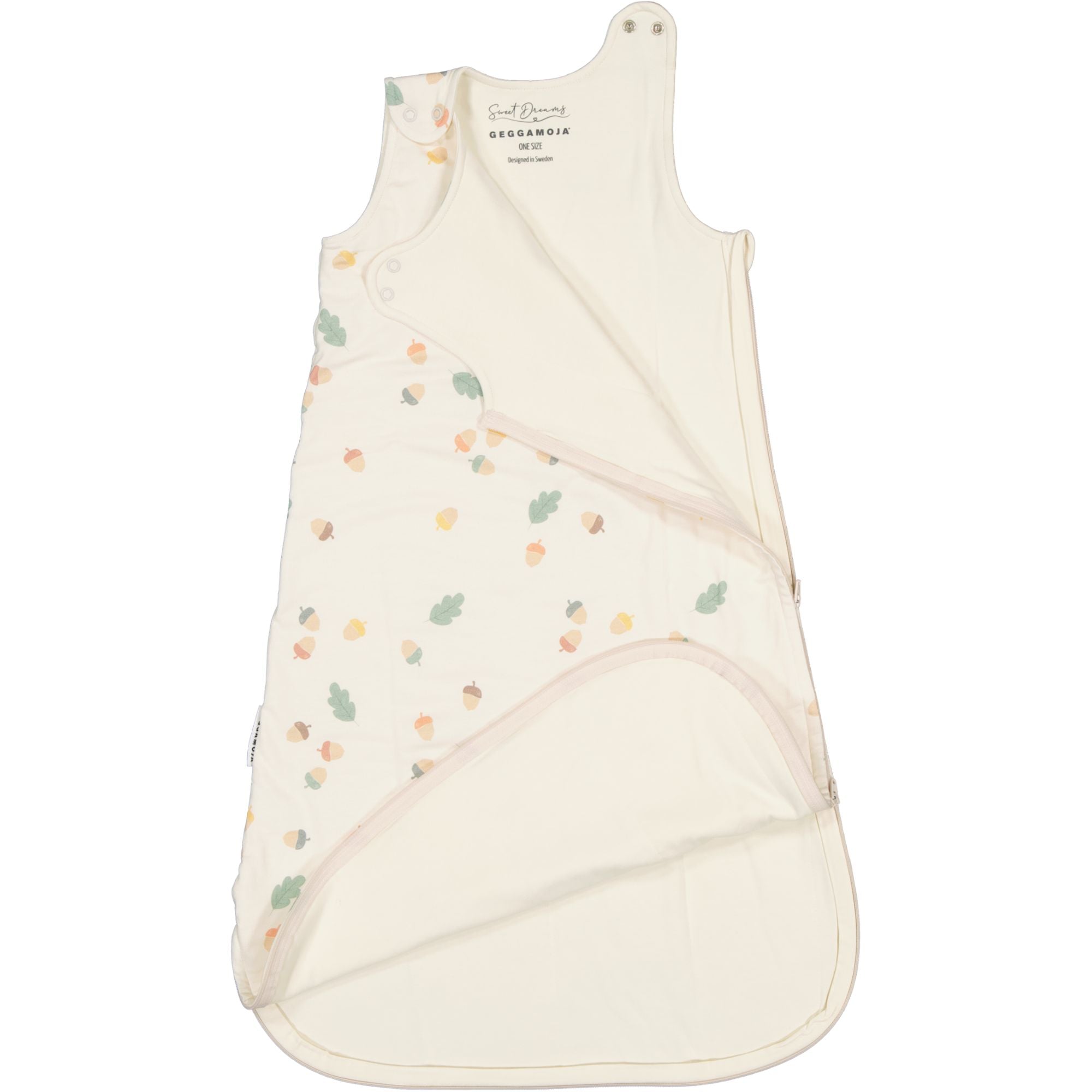 Sovpåse Vadderad Bambu Beige Acorn