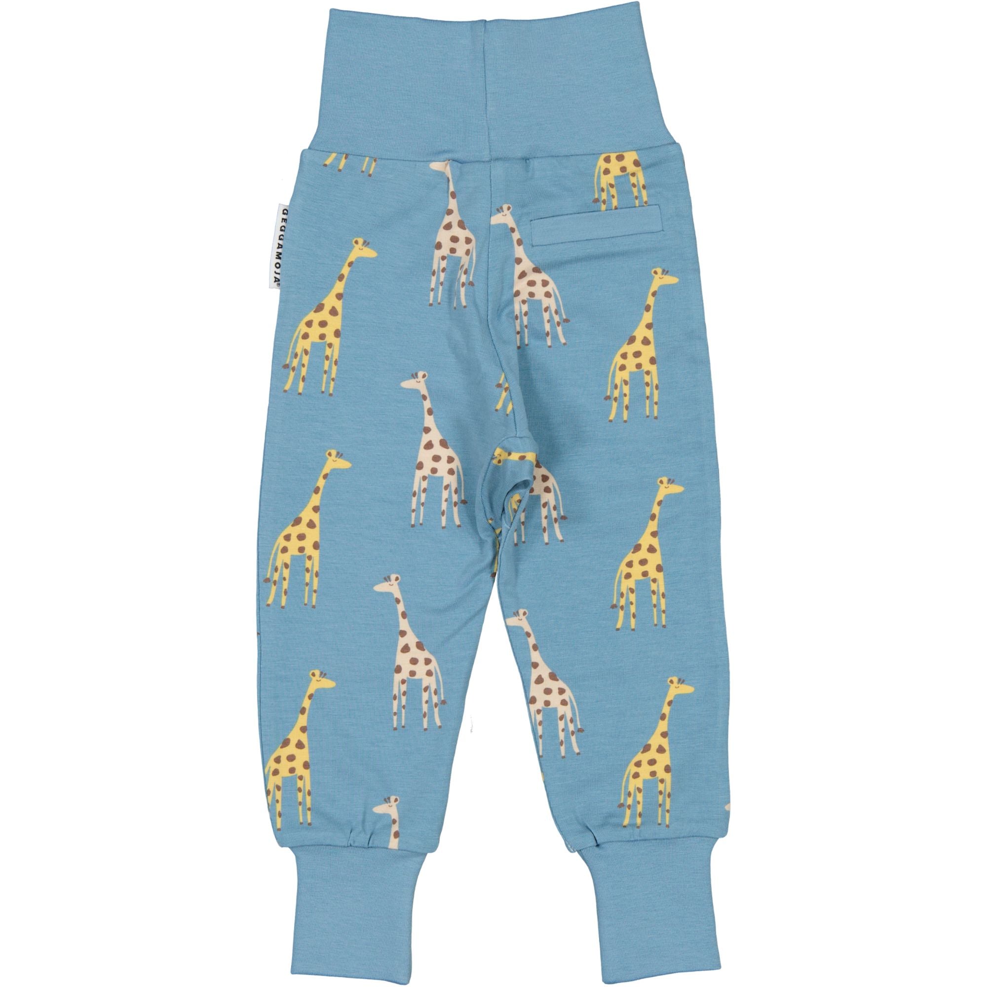 Babybyxor Bambu Blue Giraffe