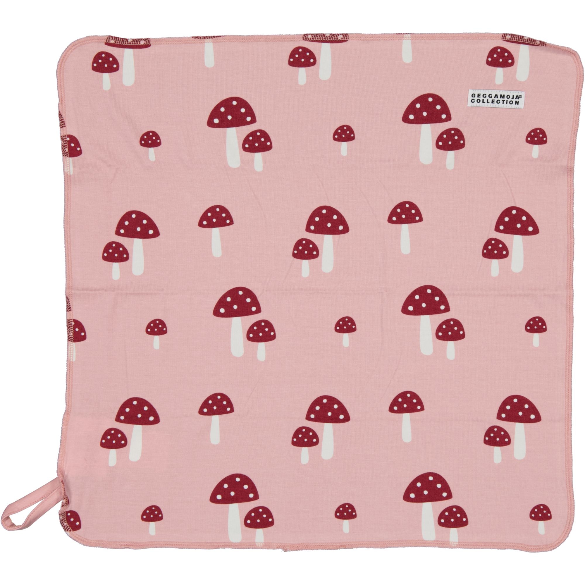 Snuttefilt Bambu Pink Mushroom