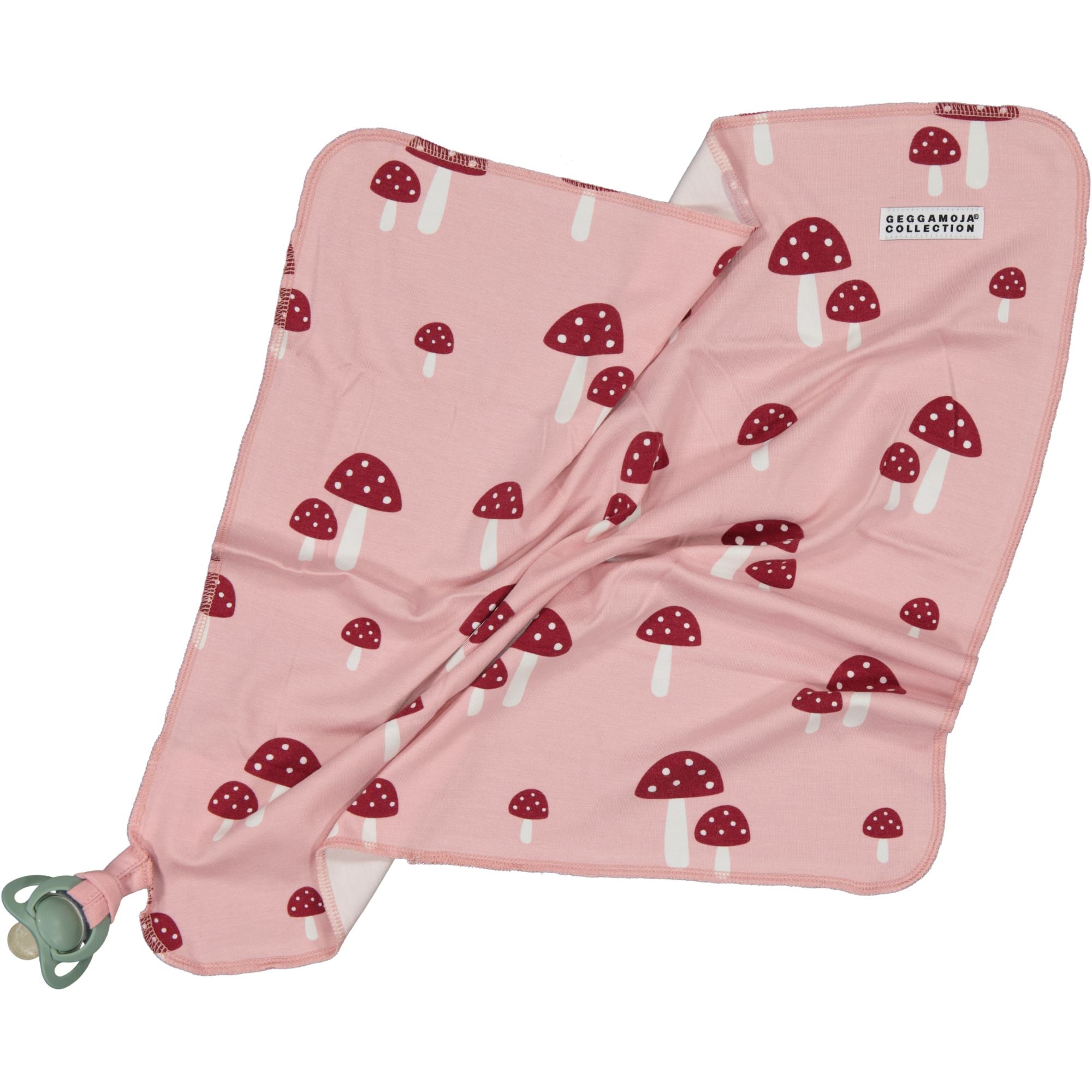 Snuttefilt Bambu Pink Mushroom
