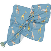 Snuttefilt Bambu Blue Giraffe