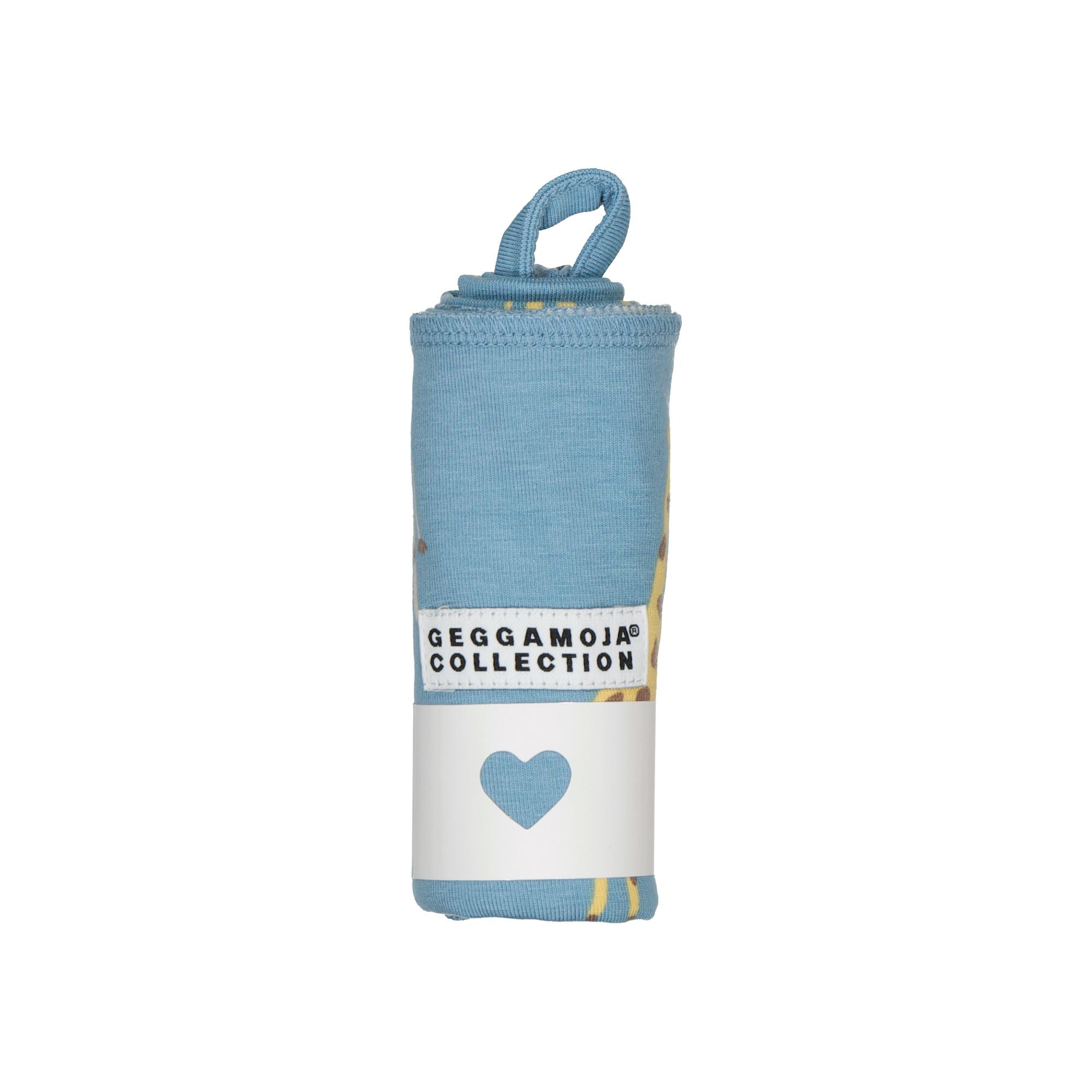 Snuttefilt Bambu Blue Giraffe