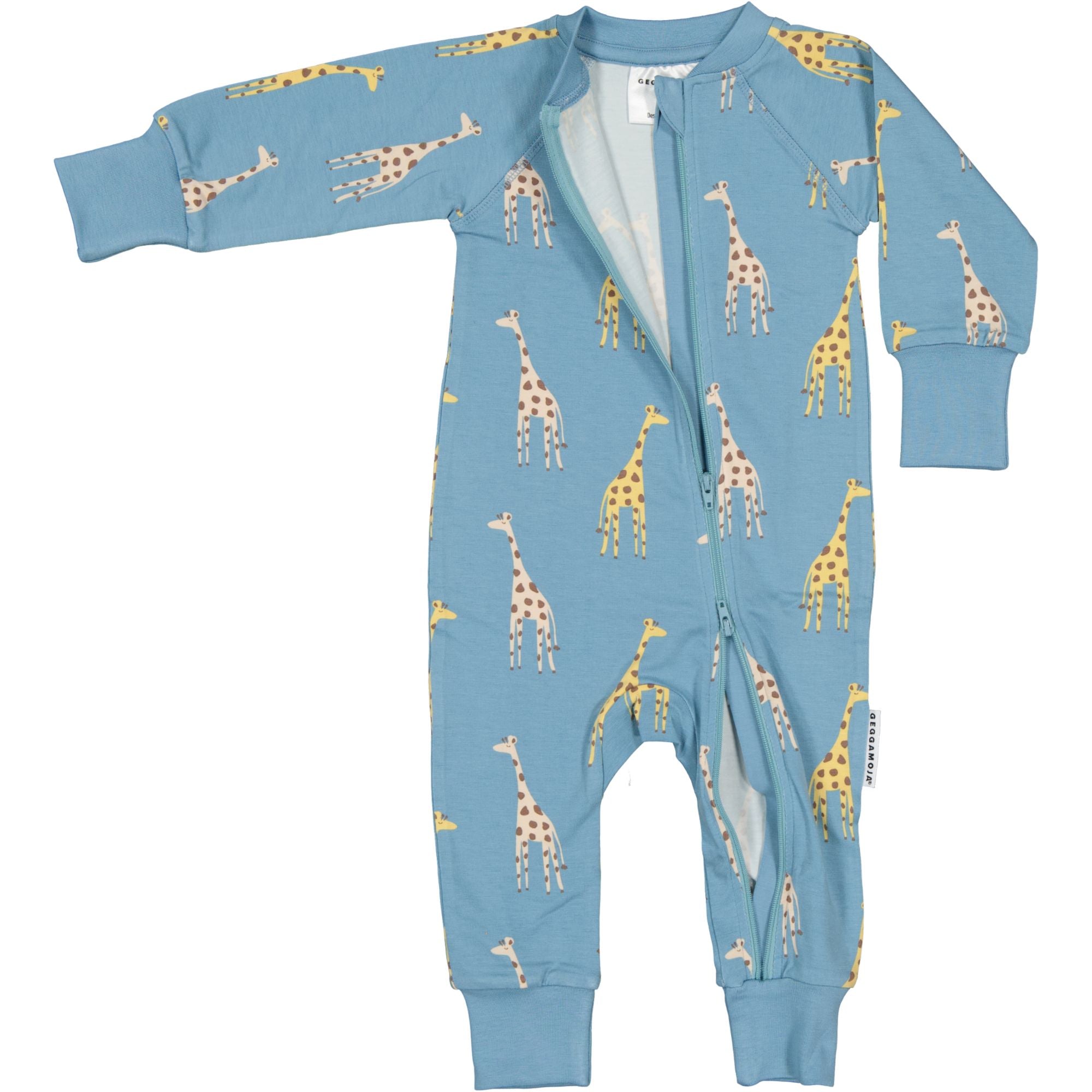 Pyjamas Bambu Blue Giraffe