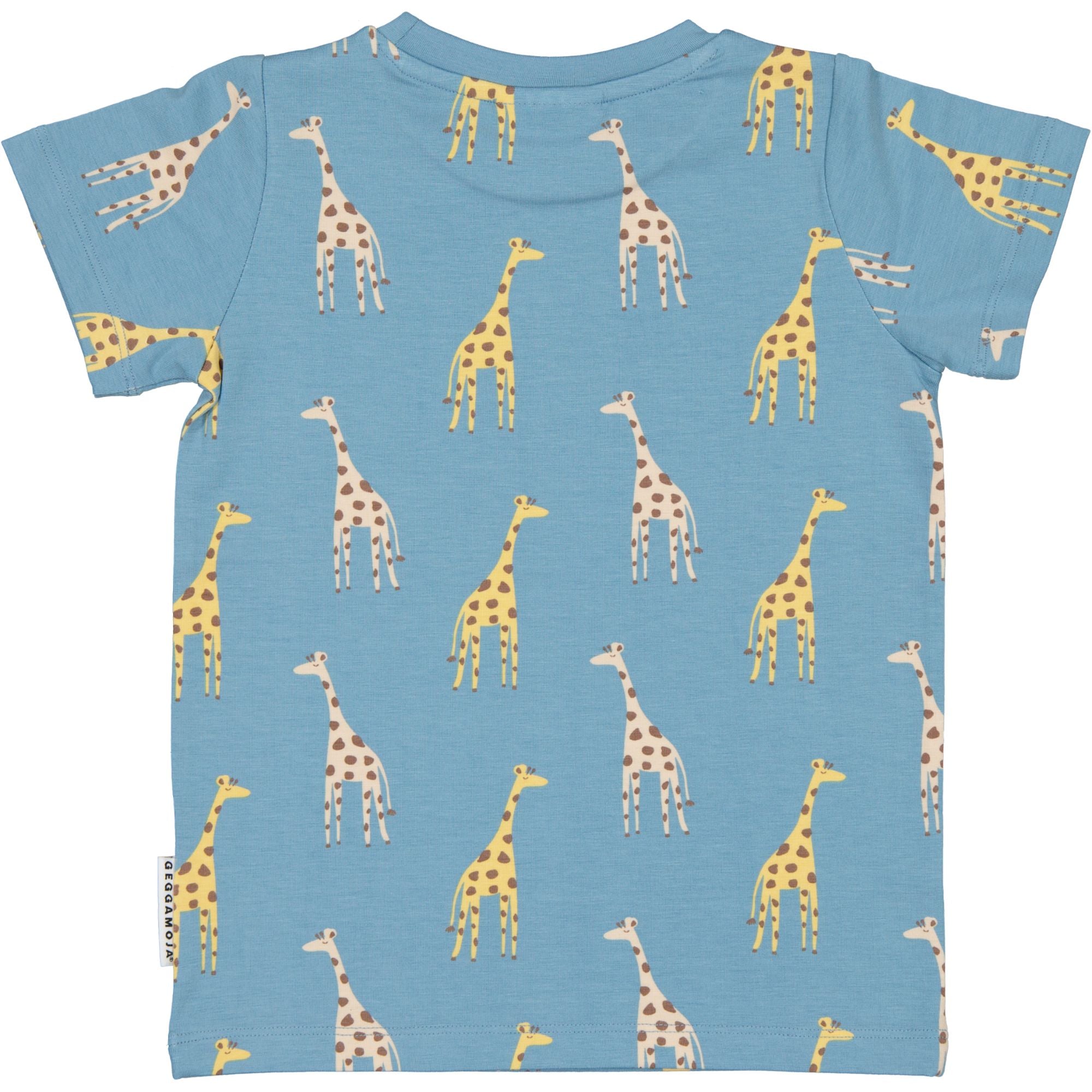 T-shirt Bambu Blue Giraffe