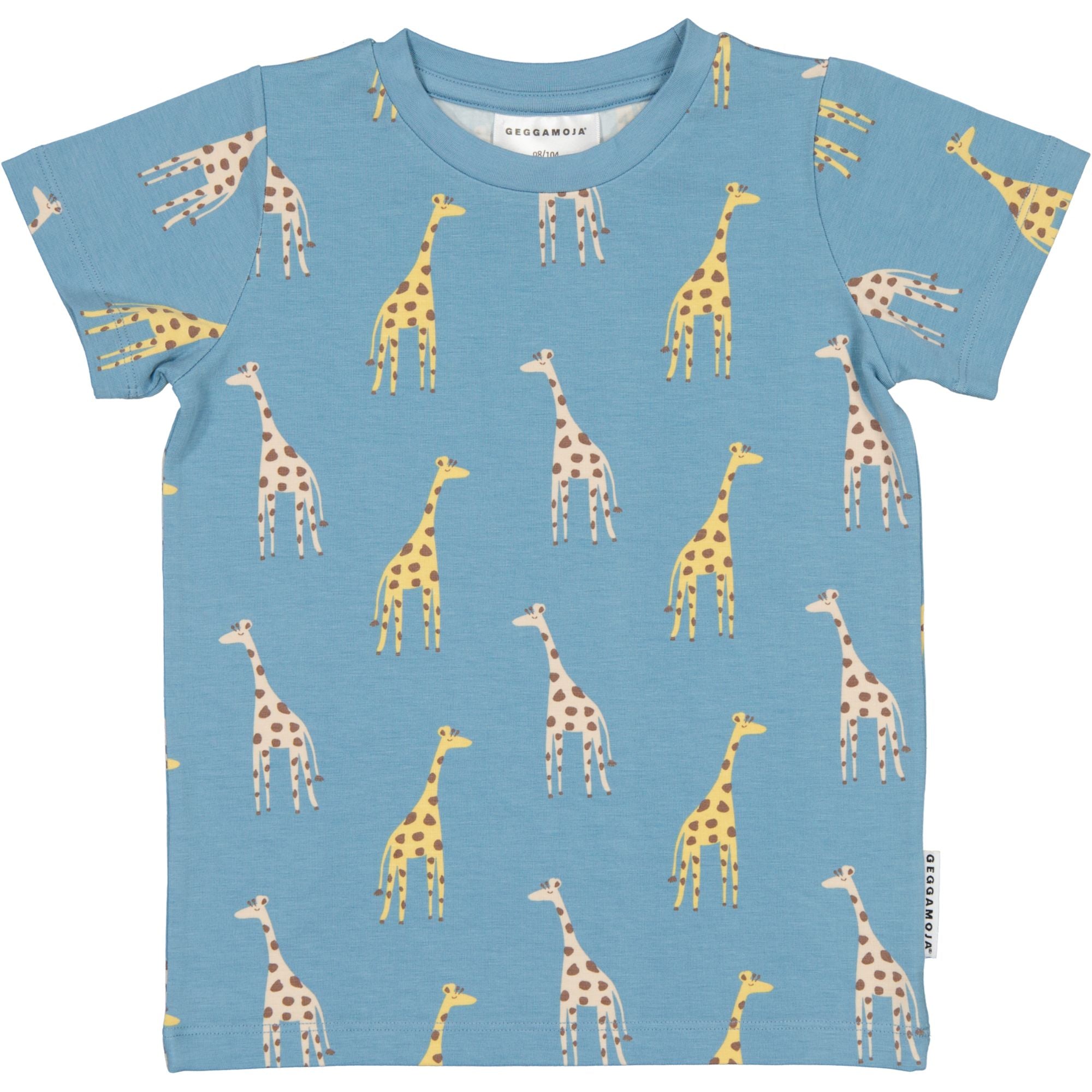 T-shirt Bambu Blue Giraffe