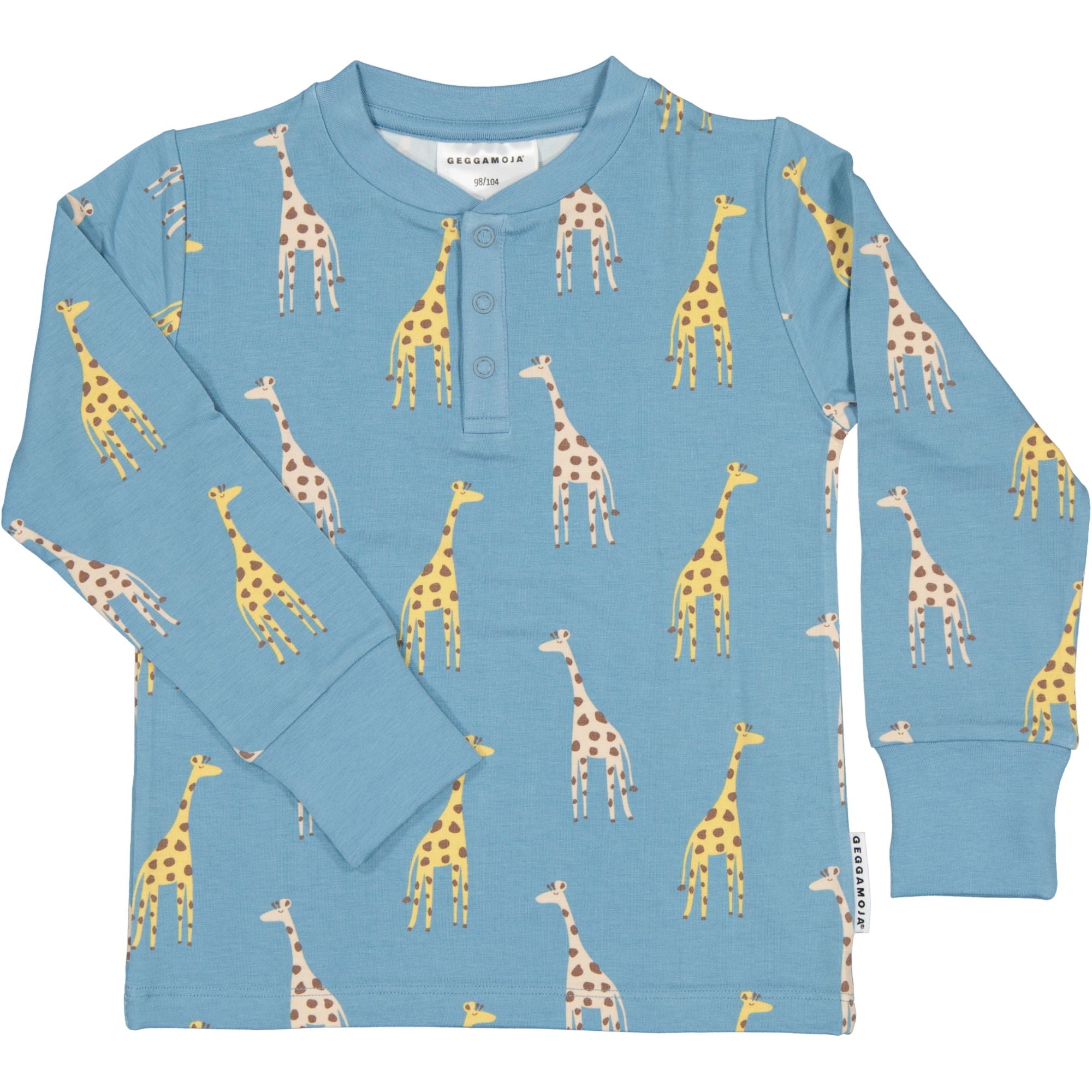 Farfarströja Bambu Blue Giraffe