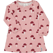Singoallaklänning Bambu Pink Mushroom