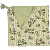 Babyfilt Pettson och Findus Green stripe