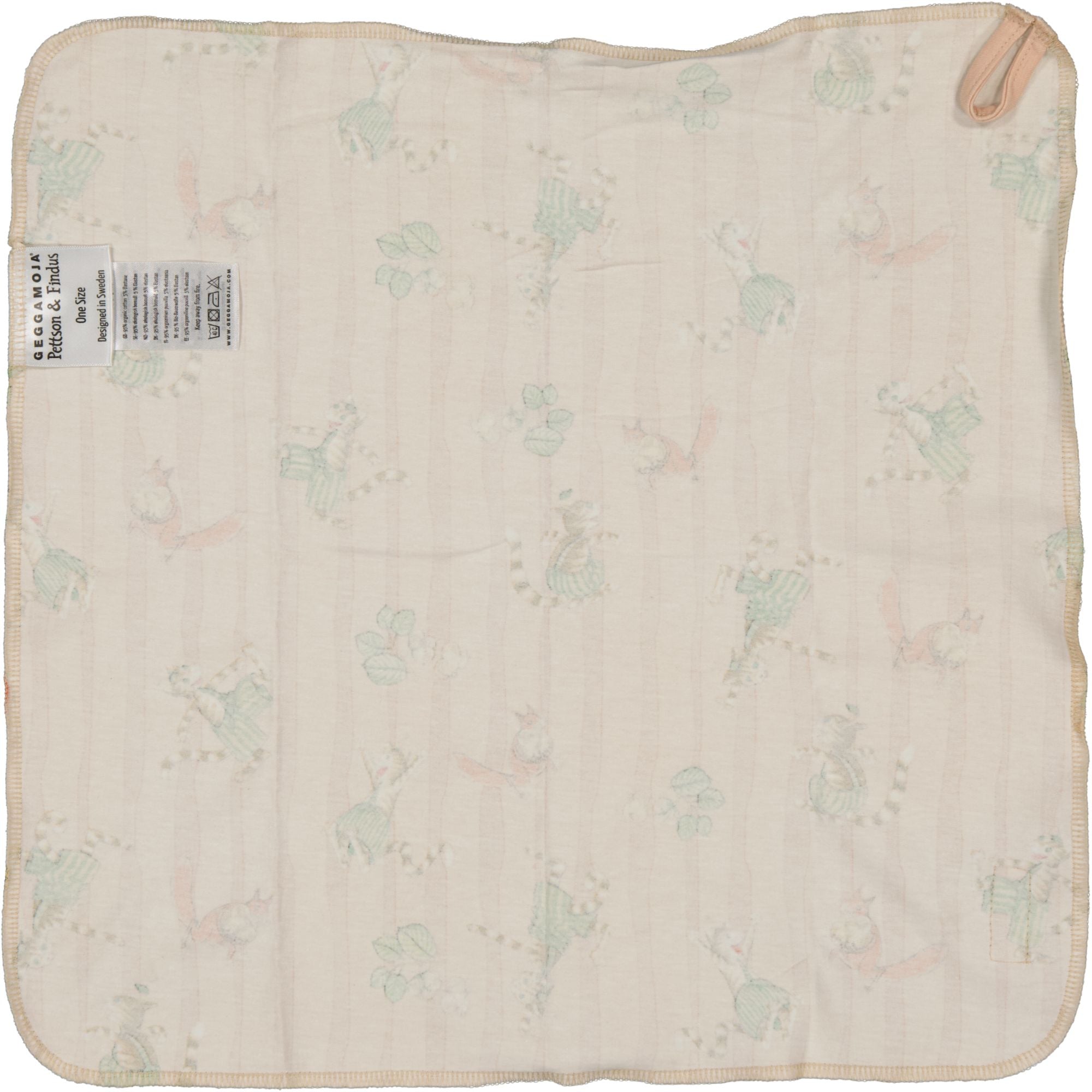 Snuttefilt Pettson och Findus Pink Stripe