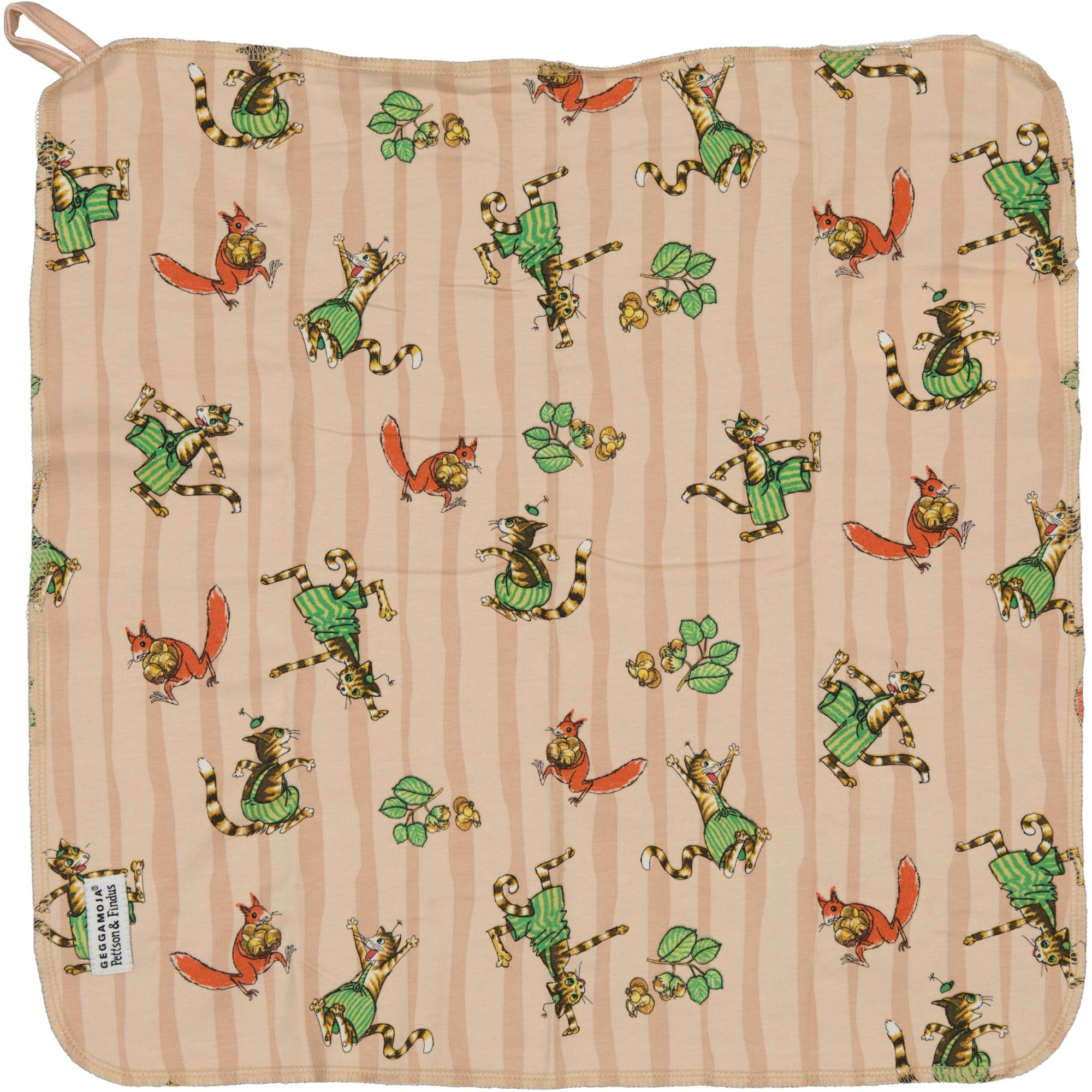 Snuttefilt Pettson och Findus Pink Stripe