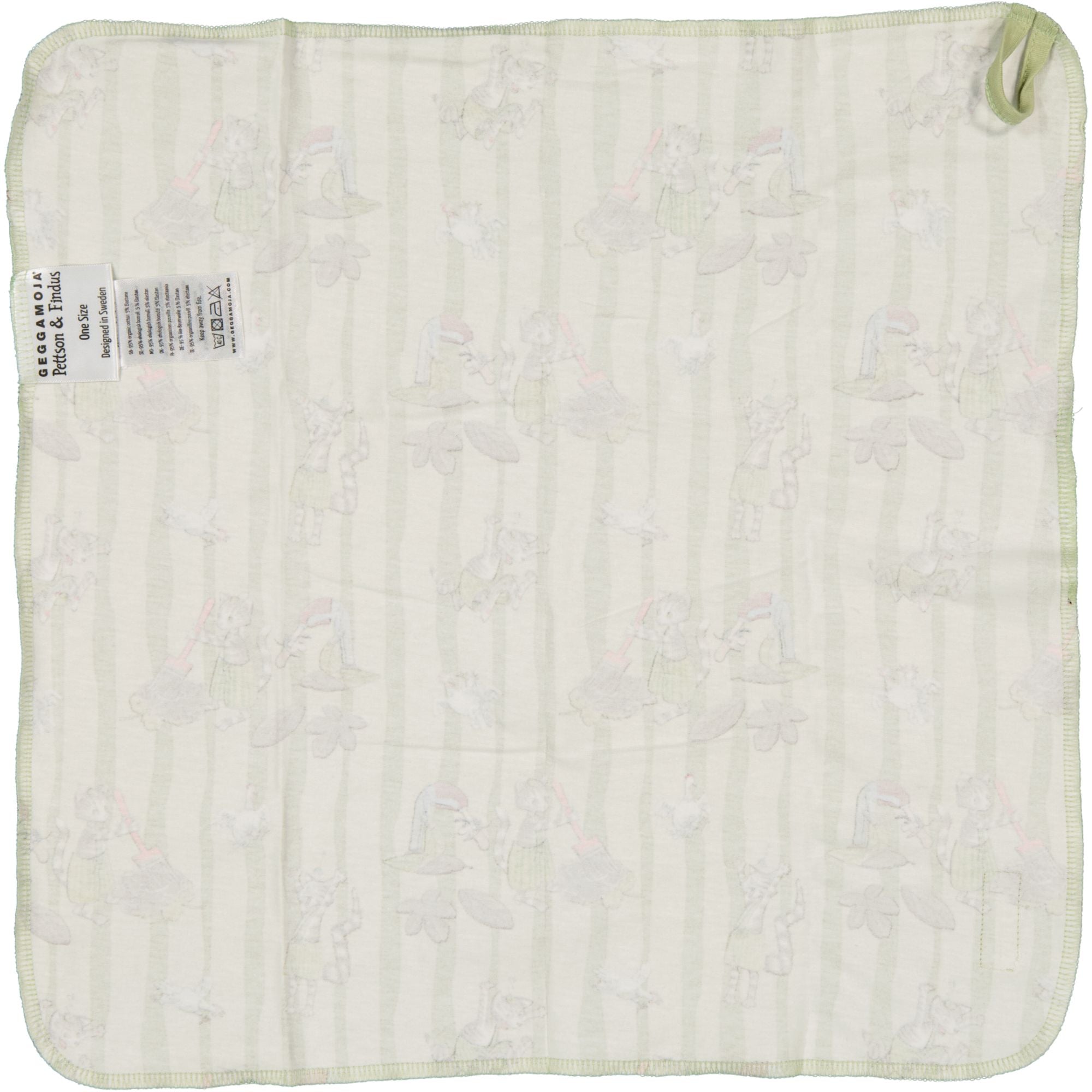 Snuttefilt Pettson och Findus Green stripe