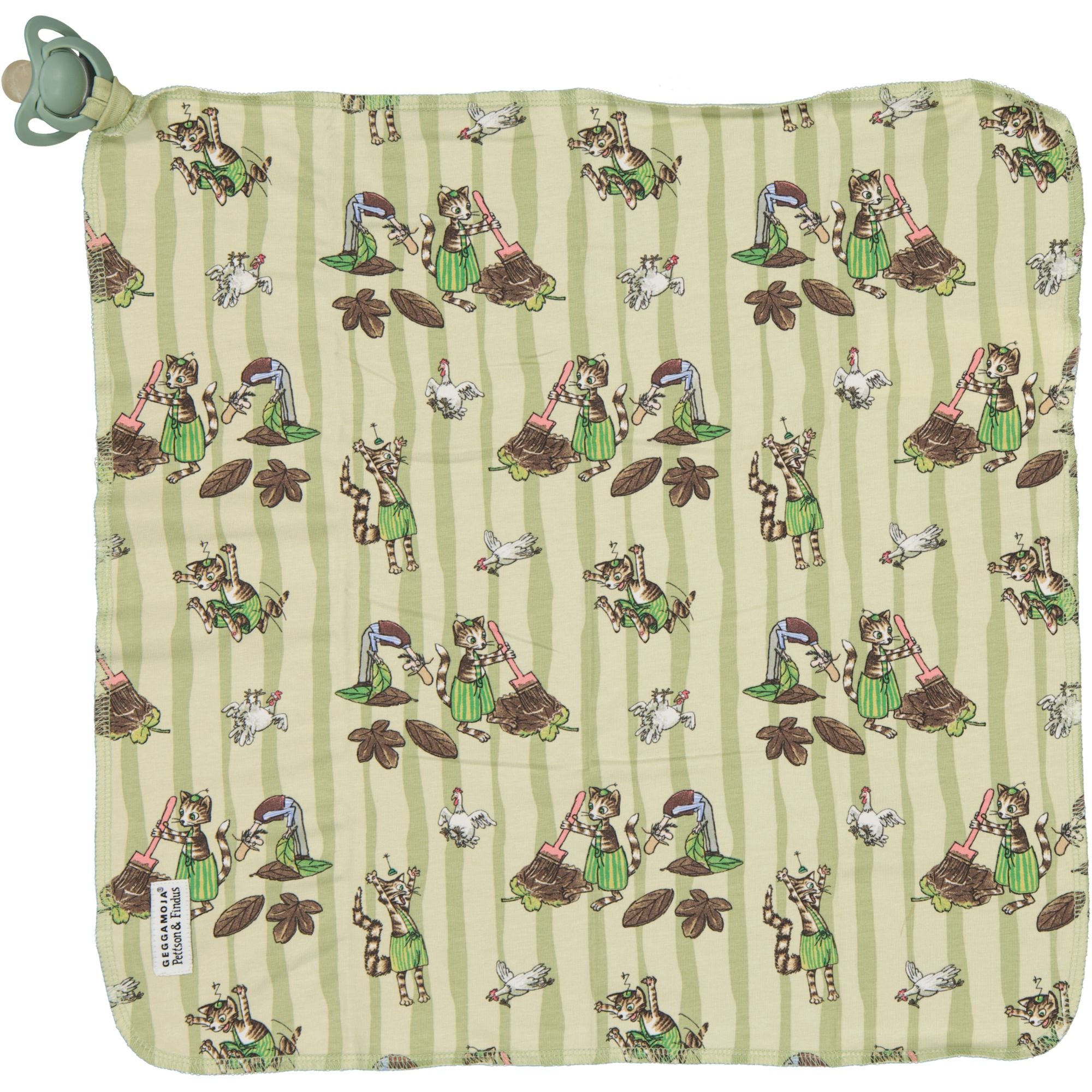 Snuttefilt Pettson och Findus Green stripe