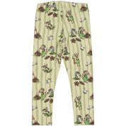Leggings Pettson och Findus Green stripe