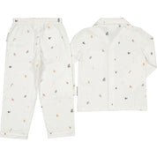 Pyjamas Tvådelad Holiday Icons Beige