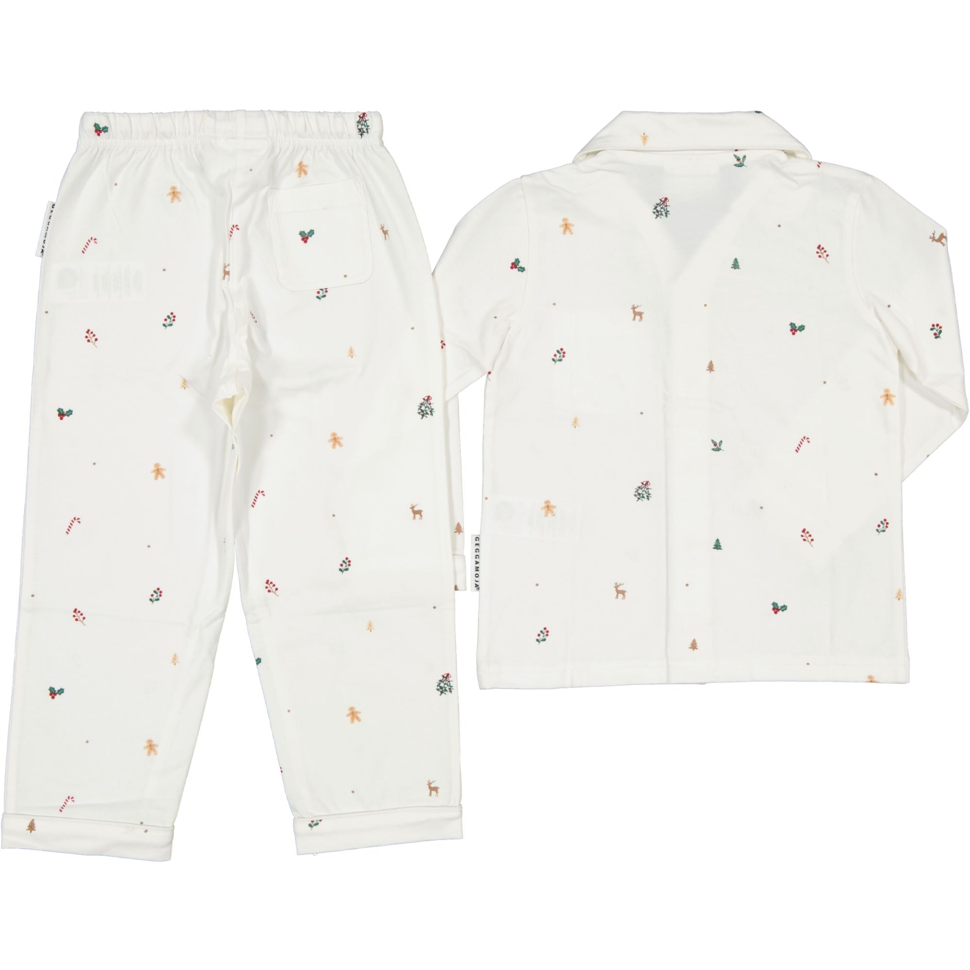 Pyjamas Tvådelad Holiday Icons Beige