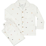 Pyjamas Tvådelad Holiday Icons Beige