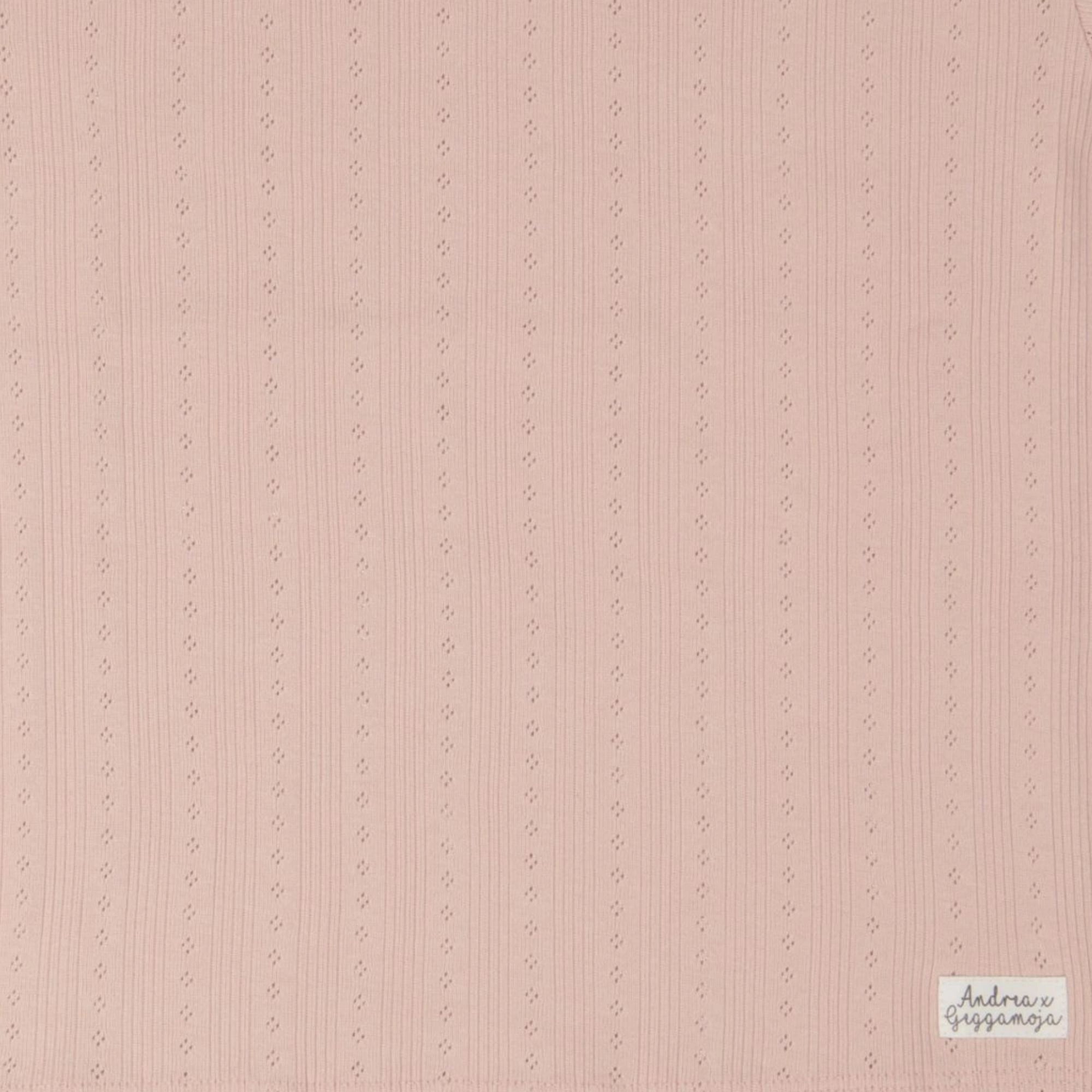 Linne Pointelle Pink Rose