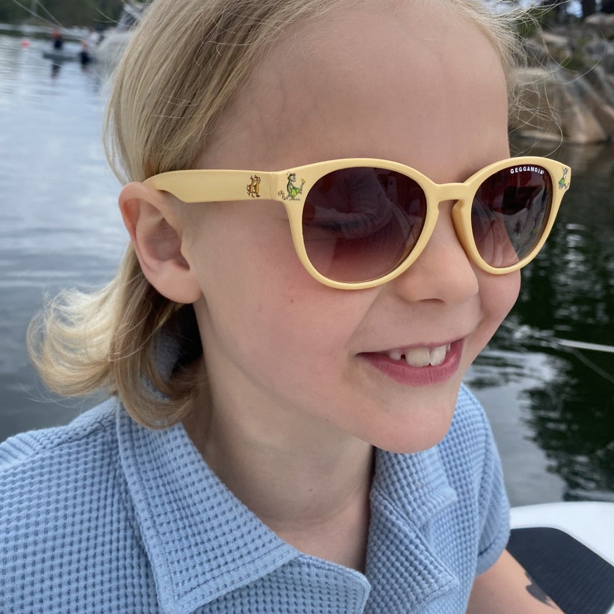 Sonnenbrille 2-6 Jahre Pettersson und Findus Gelb