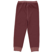 Baselayer pants Merino wool Burgundy