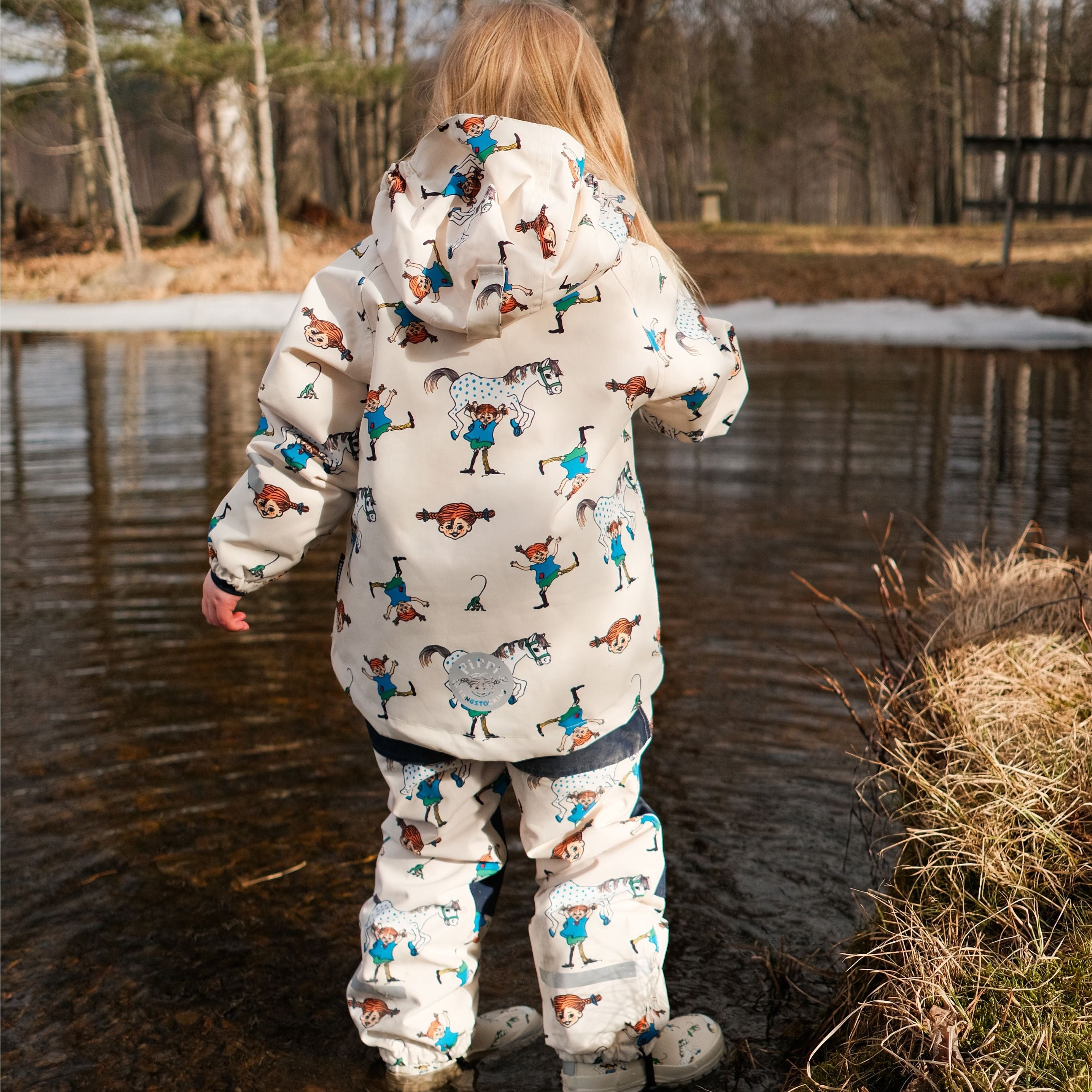 Skaljacka Pippi Långstump Beige