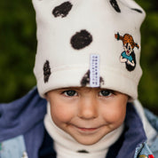 Fleece-Lined Beanie Pippi Longstocking Dots