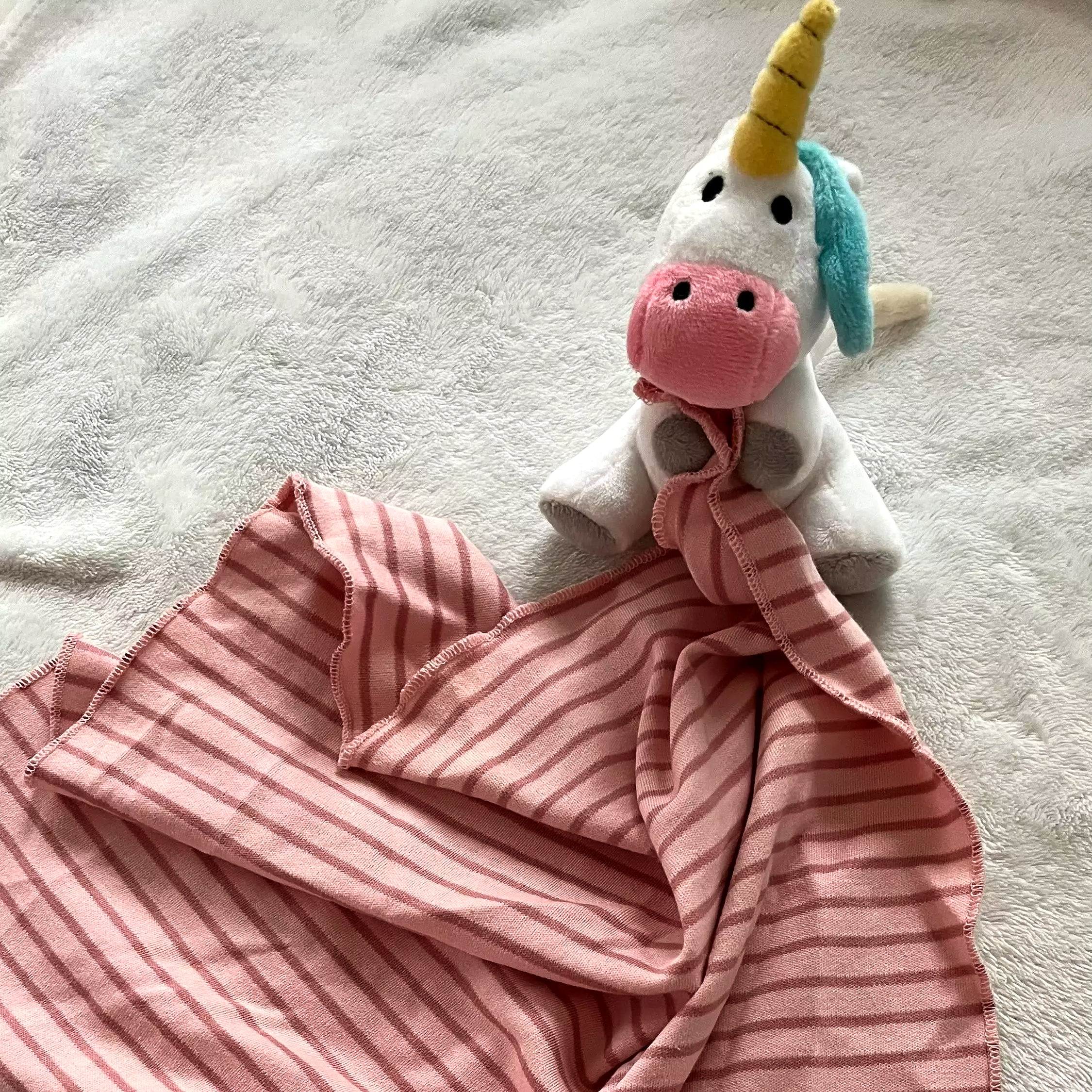 Snuttefilt Randig Unicorn