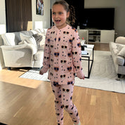 Leggings Bambu Cool Cats Rosa