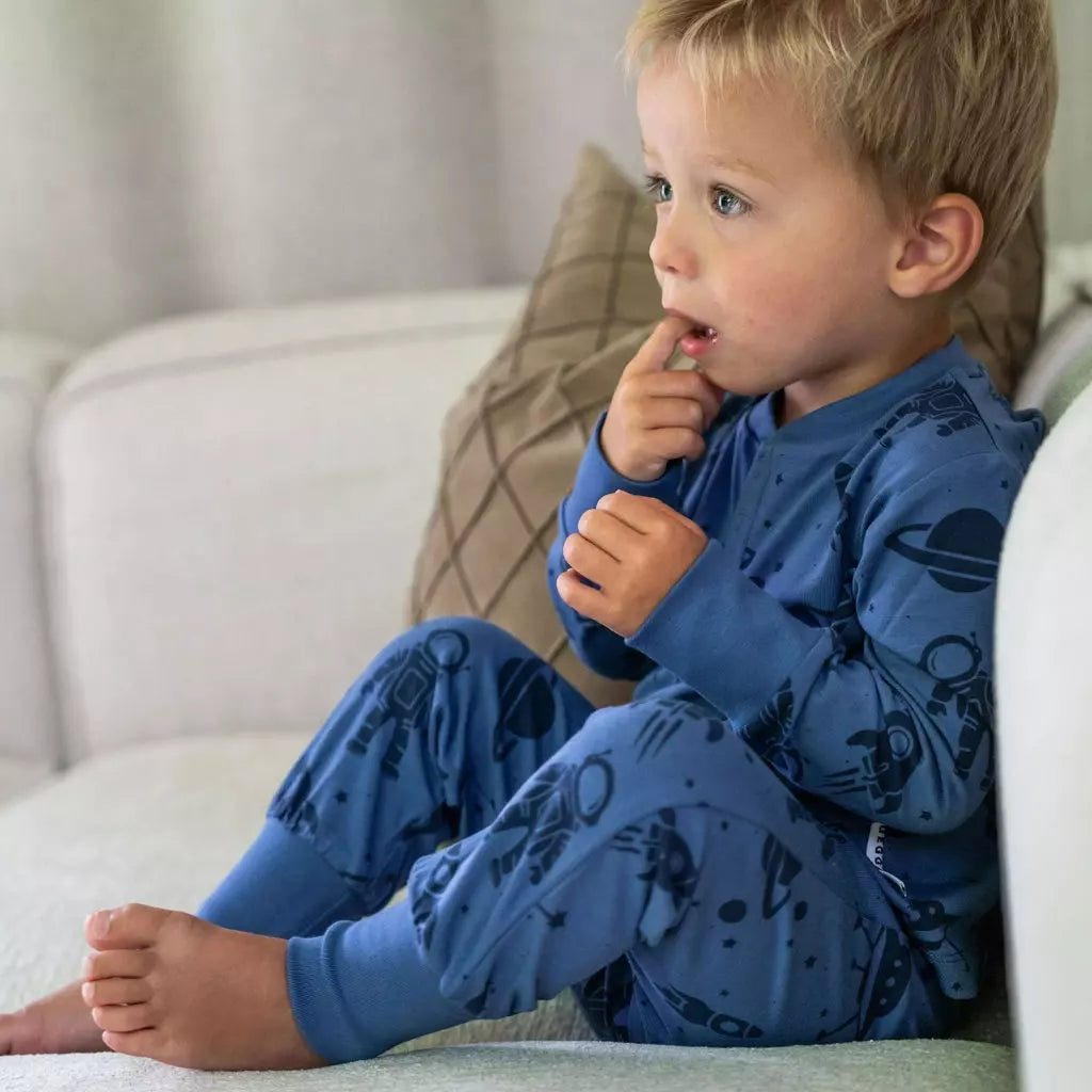 Babybyxor Bambu Blå Astronaut