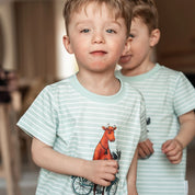 Pyjamas-set Mamma Mu och Kråkan Mint/Vit