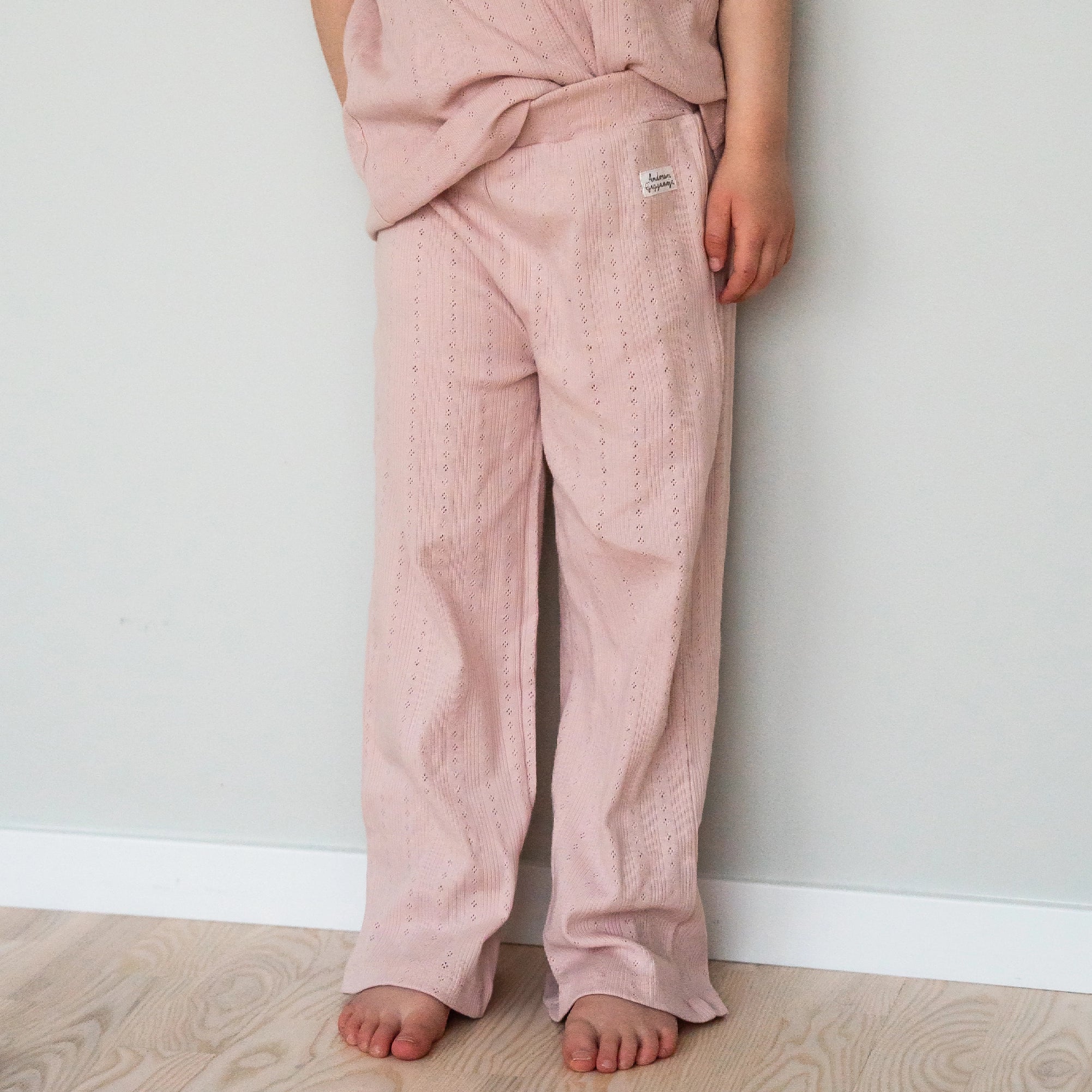 Byxor Pointelle Pink Rose