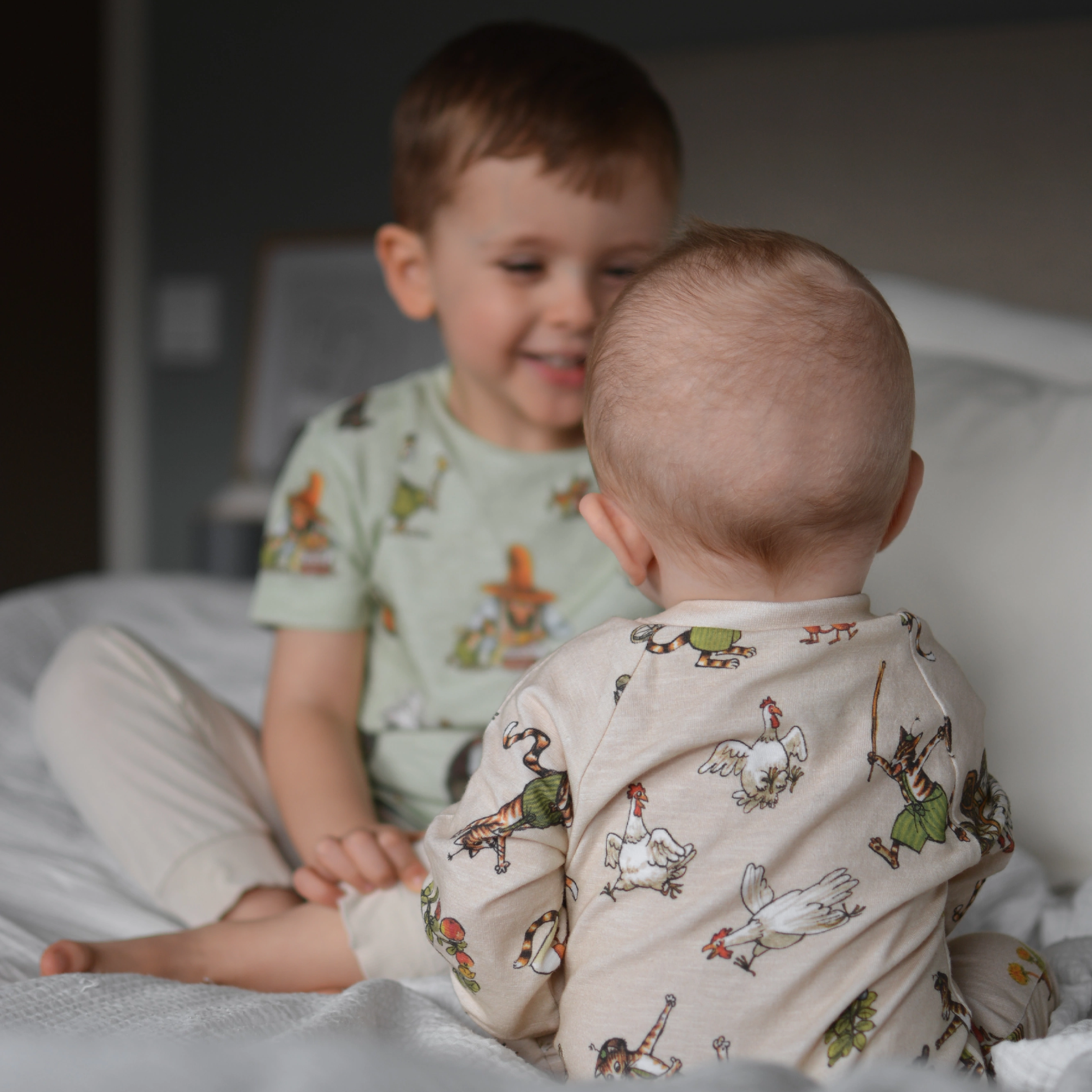 Pajamas Pettson and Findus Beige