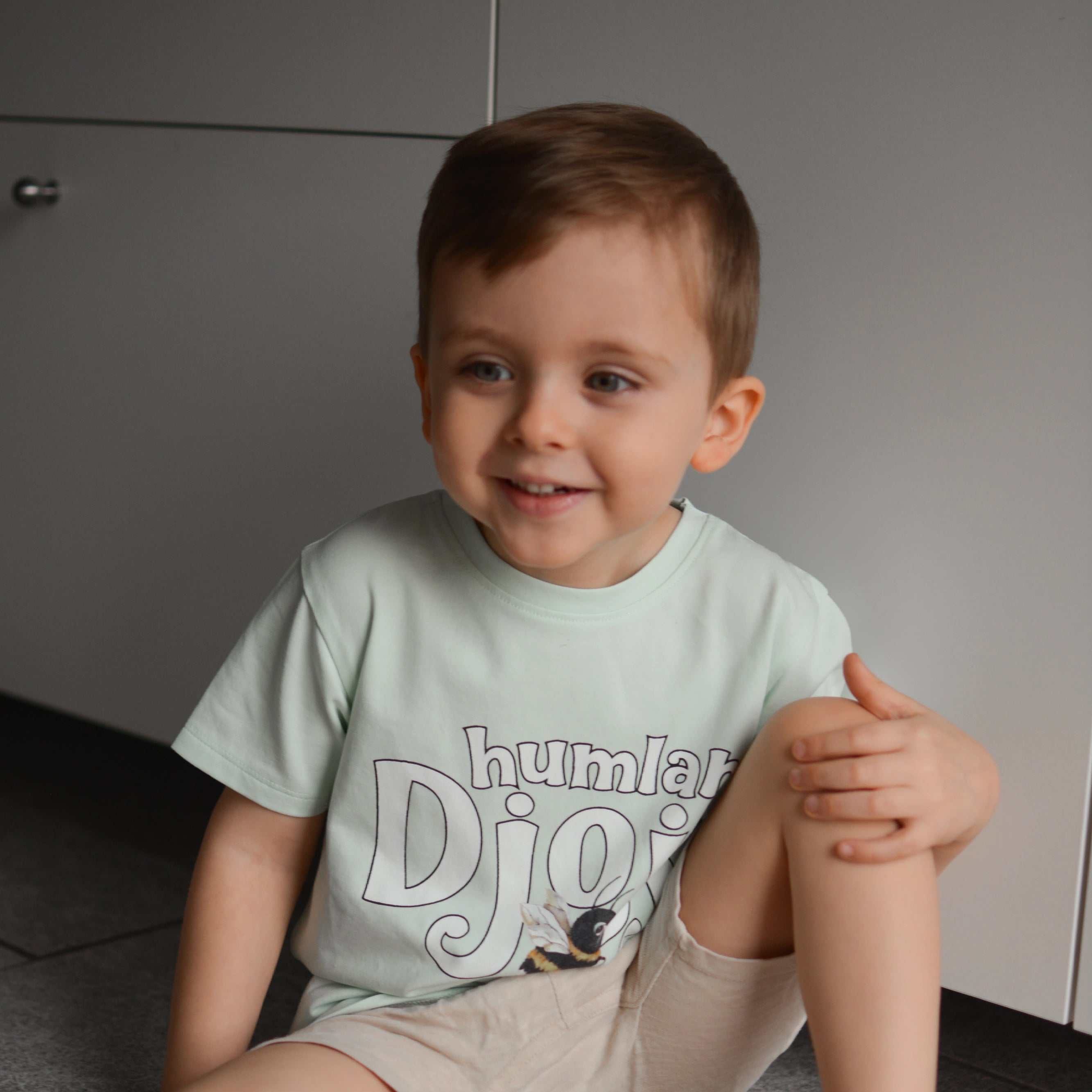 T-shirt logga Humlan Djojj Mint