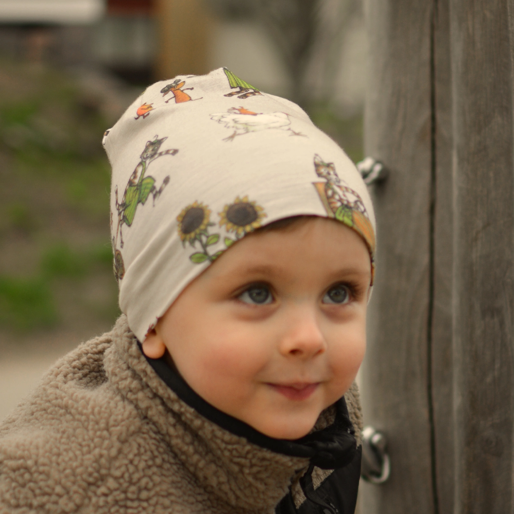 Mütze Pettersson und Findus Beige