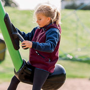 Vindfleecejakke Burgundy