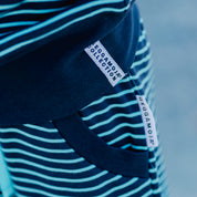 Zip-up Hoodie Navy/Turquoise