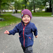 Vindfleece jacka Marinblå