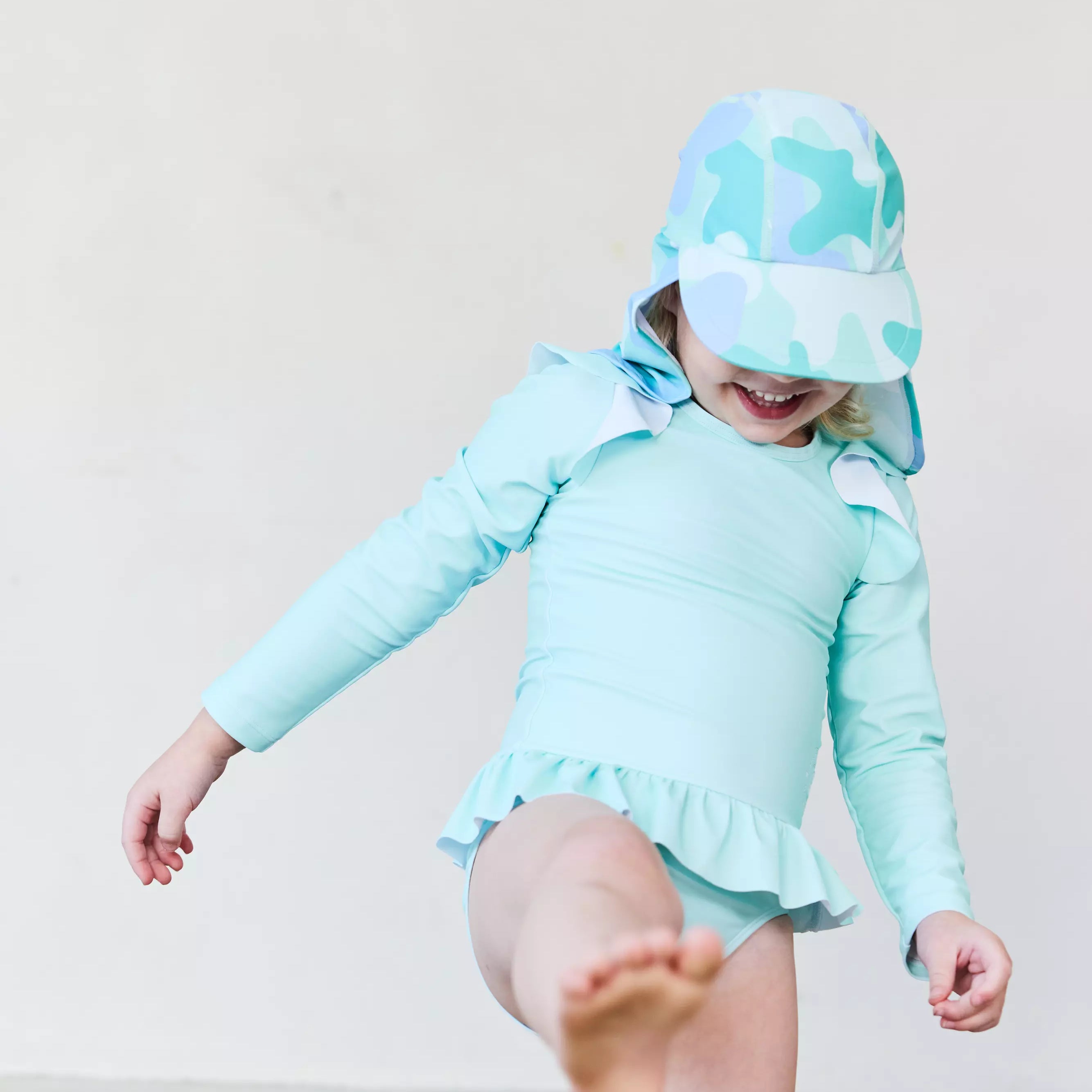 UV-solkeps Camo Mint