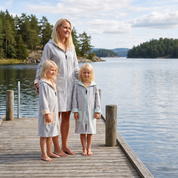 Bathrobe Women White/Beige