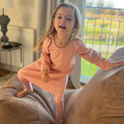 Singoallaklänning Rosa/Offwhite