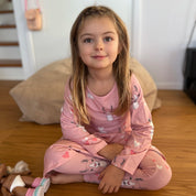 Leggings Bambus Lama Rosa