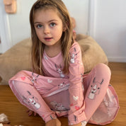 Leggings Bambus Lama Rosa